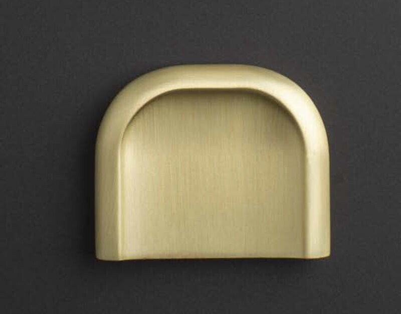 Knop Tonk zlatá broušená